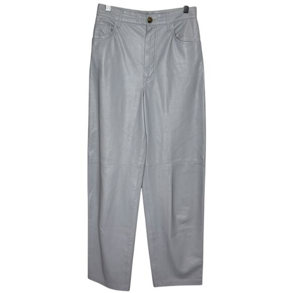 Nanushka Pants - Nanushka Vegan Leather Tapered Trouser Pants